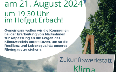 Zusammenkunft im Rahmen einer „Zukunftswerkstatt“ am 21. August 2024 um 19.30 Uhr im Hofgut Erbach