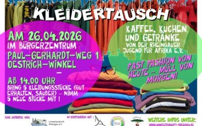 Secondhand macht Kleidung nachhaltig: Kleidertauschparty im Bürgerzentrum Oestrich-Winkel